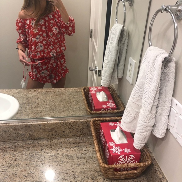 Adorable Red Faithfull The Brand Romper! - Picture 2 of 5